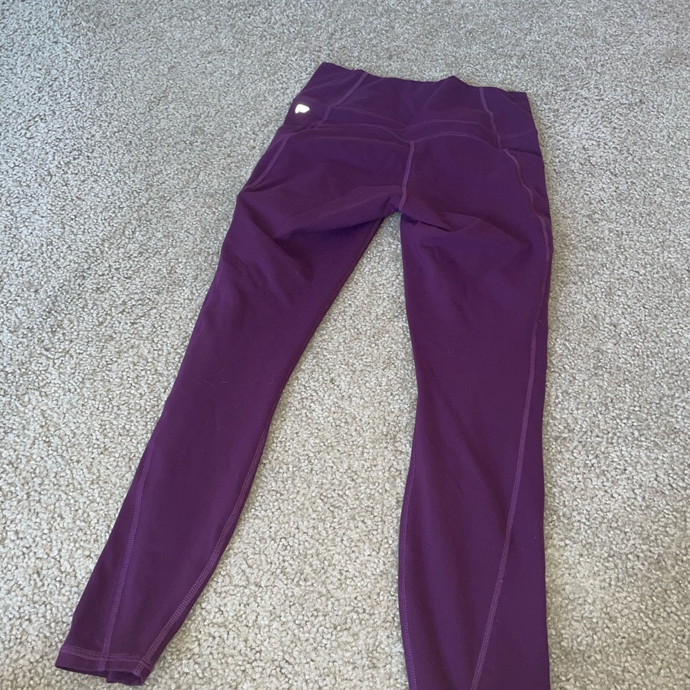 fabletics purple leggings